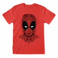 thumbnail image 1 of Deadpool - Camiseta Tatuaje para Adultos Unisex (Rojo), 1 of 2
