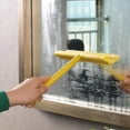 thumbnail image 4 of Shower Squeegee Wiper Silicone Home Soft Plastic Window With Curved Handle Shower Pull Handle Silicone Hanging Wiper For Mirror Window Glass Cleaning, 4 of 6
