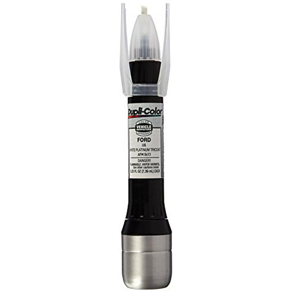 DupliColor Tricot Single AFM0413 Allin1 Automotive TouchUp Paint, White Platinum Pearl UG.25