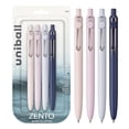 thumbnail image 1 of Bolígrafos de tinta de gel uni-ball Zento Black Medium Point x4, 1 of 6