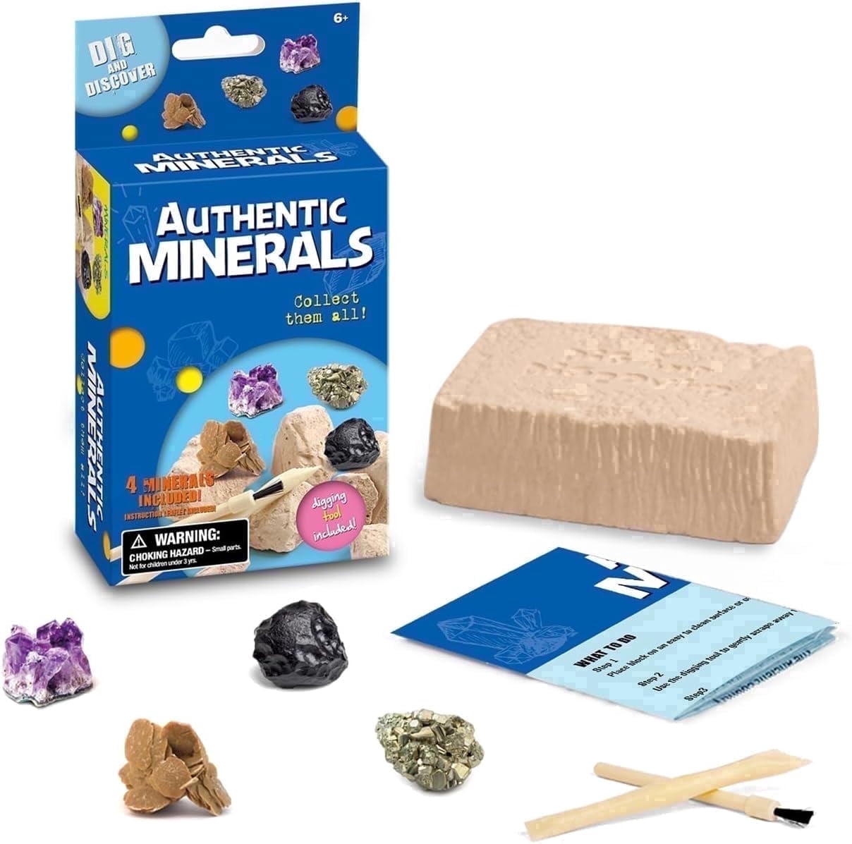 Piano Potato Rocks Minerals & Fossils Collection for Kids 250+