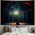 thumbnail image 2 of PRATYUS  Galaxy Space Tapestry for Bedroom Fantasy Room Wall Decor Aesthetic Poster Wall Hanging Large Tarot Cosmic Galaxies Tapestry for Living Room College Dorm  40x60inch, 2 of 6