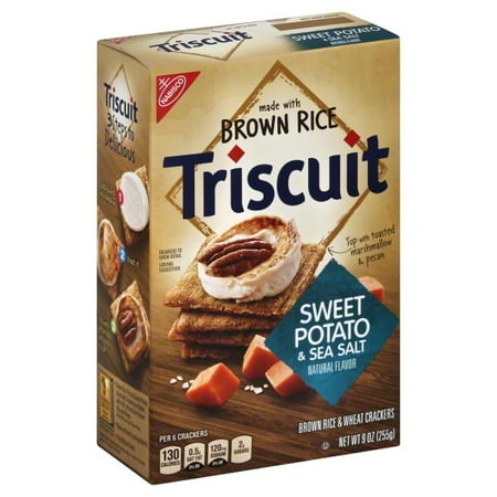 UPC 044000031589 product image for Nabisco Brown Rice Triscuit Sweet Potato & Sea Salt Brown Rice & Wheat Crackers, | upcitemdb.com