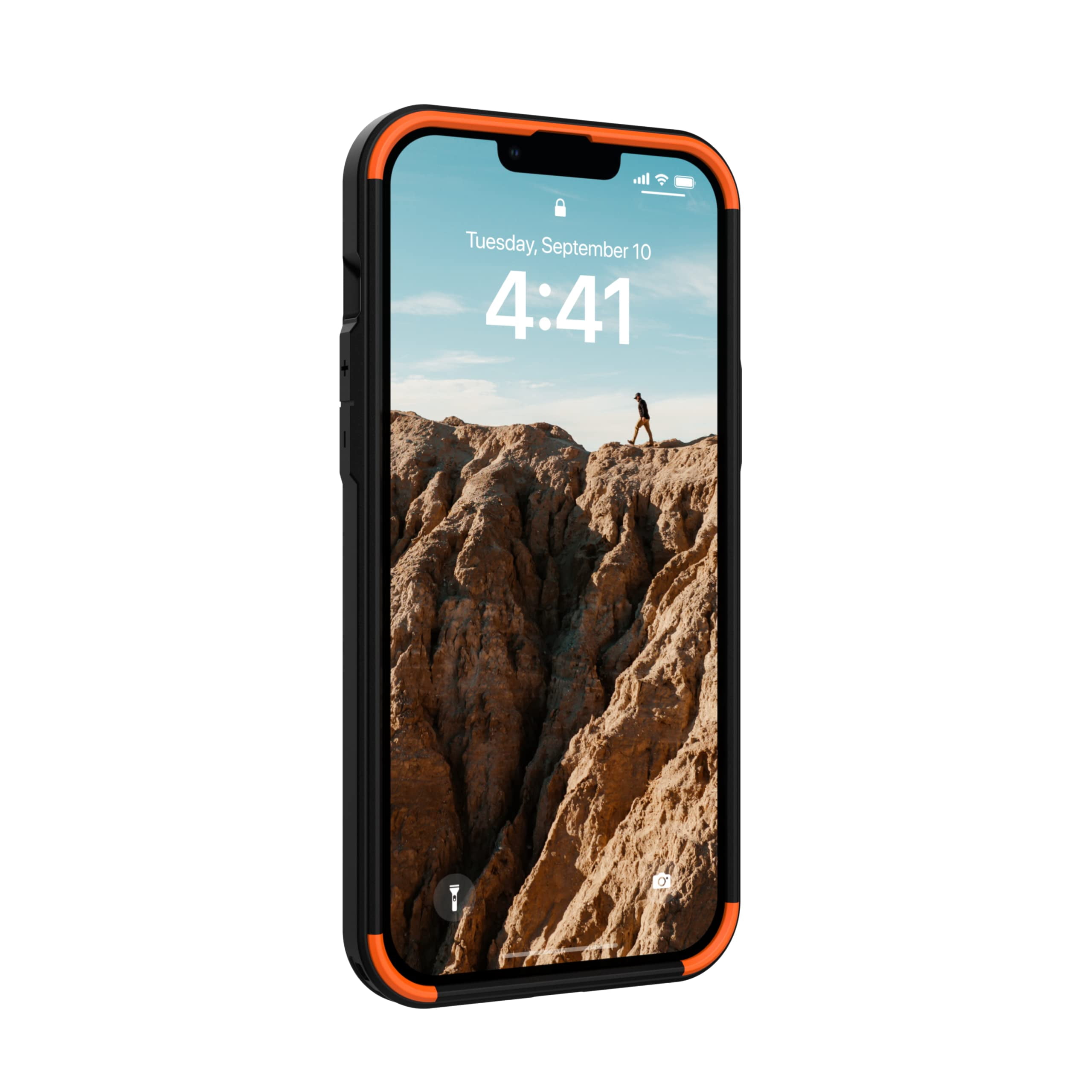 UAG iPhone 14 Plus Case Green Olive 6.7" Civilian Built-in Magnet Compatible with MagSafe Charging Sleek Ultra Thin Slim Dropproof Shockproof Protective Cover by URBAN ARMOR GEAR