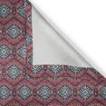 thumbnail image 4 of Ambesonne Tribal Valance Pack of 2, Hipster Tribal, 54"X18", Dark Coral Turquoise, 4 of 5