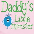thumbnail image 2 of CafePress - Daddy's Little Monster Body Suit - Baby Light Bodysuit, Size Newborn - 24 Months, 2 of 4