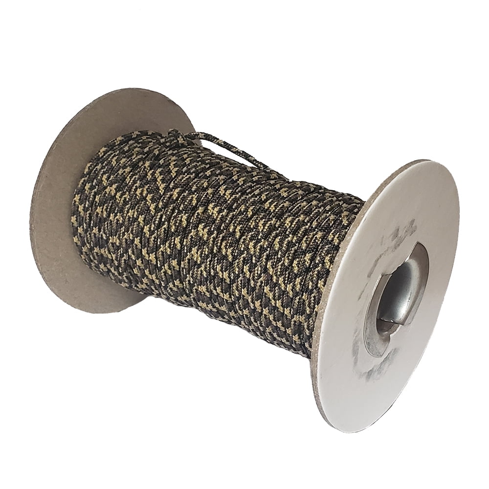 High Strength, Vectran Cord, Woodland Camo, 2.0mm Speargun Line, 100FT. Spool