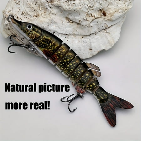 DEKAXID 3-Piece Bionic Swimbait Set - Ultimate Versatility for Bass & Trout - Durable Plastic Hard Baits with Unmatched Realism and Seductive Swimming Action - Perfect for Freshwater and