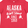 thumbnail image 4 of Inktastic Alaska Awesome Since 1959 Boys or Girls Toddler T-Shirt, 4 of 5