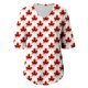 thumbnail image 5 of Tops de verano tallas grandes - Cuello redondo, estampado gráfico, salidas informales, lavables a máquina, S-XXL, 5 of 5