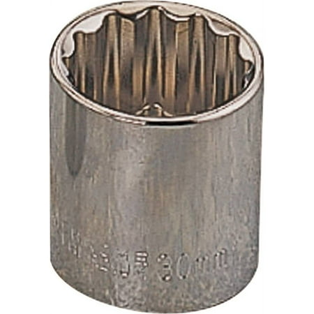 

8479065 STANDARD SOCKETS 1/2 DRIVE - 12 POINT PROFESSIONAL QUALITY METRIC Hang Tagged Size=13mm