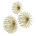 thumbnail image 5 of Uttermost Aga Contemporary Metal Wall Decor in Plated Gold (Set of 3), 5 of 7