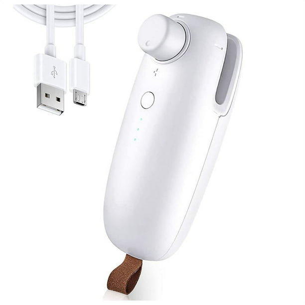 Mini sellador de papel de aluminio, mini sellador de papel de aluminio recargable por USB, máquina selladora, máquina soldadora de bolsas, soldador de bolsas