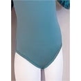 thumbnail image 5 of ‌LYMAYTER ‌Toddler Children Gymnastics Leotard Long & Short Sleeve Soft Ballet for Practice Wear 3-11Y, 5 of 8