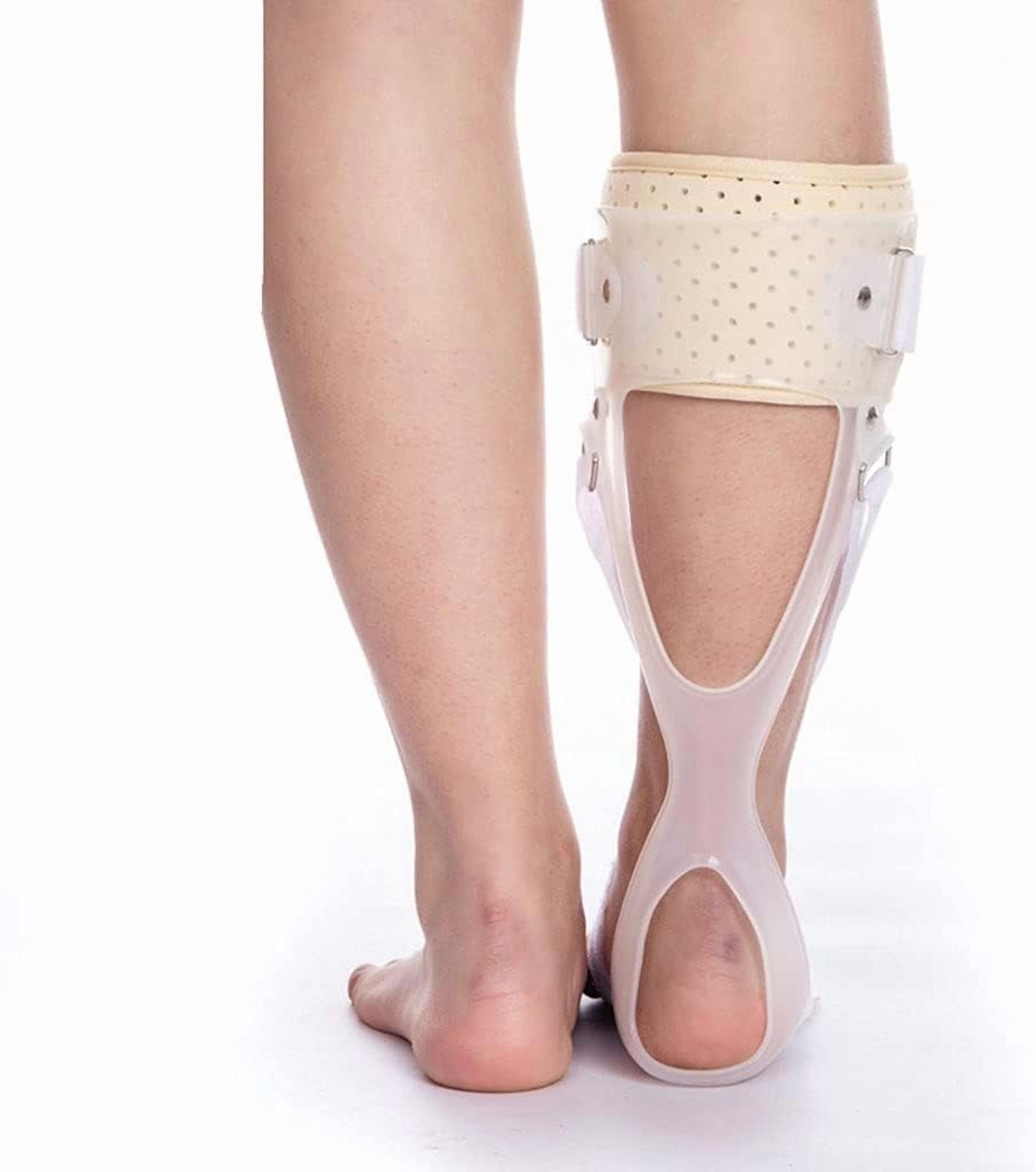 Lightweight Foot Lift & Ankle Support Orthosis, Ergonomic Figure-8 Strap Brace for Improved Walking Form and Balance, Soft & Breathable Design