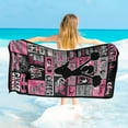 thumbnail image 2 of Gymnastics Towel for Girls 30" x 60" Microfiber Gymnast Beach Towel for Women Bath Pool Shower Camping Travel Towel, 2 of 12