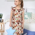 thumbnail image 4 of Vsdgher Cuisson Bbq pour Filles Chemises de Nuit Manches Courtes à Volants Robe de Nuit Vêtements de Nuit Pyjamas pour Fête Pyjama-Petit, 4 of 6