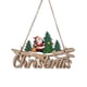 thumbnail image 1 of Lista De Placa De Feliz Navidad De Madera Navidad De La Puerta De Los Santa De Los Santa De Los Santa Decoración Del Árbol De Navidad Para Manijas De Puertas Y Paredes Vogacara HA044229-04, 1 of 6