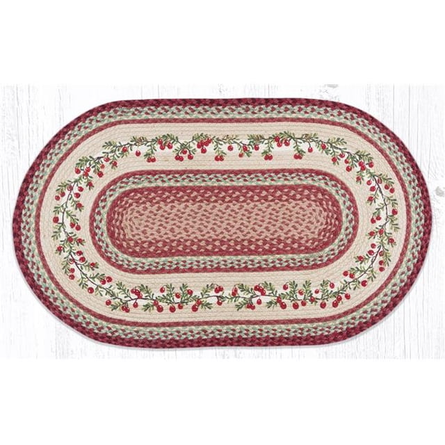 27 x 45 Po. OP-390 Patch Ovale Canneberges
