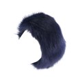 thumbnail image 1 of Minnieouse Manténgase a la moda y abrigado con una diadema de piel ligera para mujer Diadema de piel sintética Accesorio para el cabello azul oscuro, 1 of 6