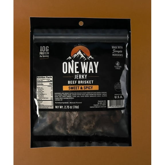 2.75 oz Sweet & Spicy Brisket Beef Jerky