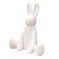 thumbnail image 2 of CQCYD Easter Bunny Figurine, Home Decor Resin Rabbit Statue Living Room Porch Cabinet Office Decorations Gifts Spring Table Centerpiece Holiday Mantel Display, 2 of 4