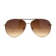 thumbnail image 2 of Womens Jewel Chain Arm Retro Tear Drop Pilots Sunglasses Gold White - Brown, 2 of 4