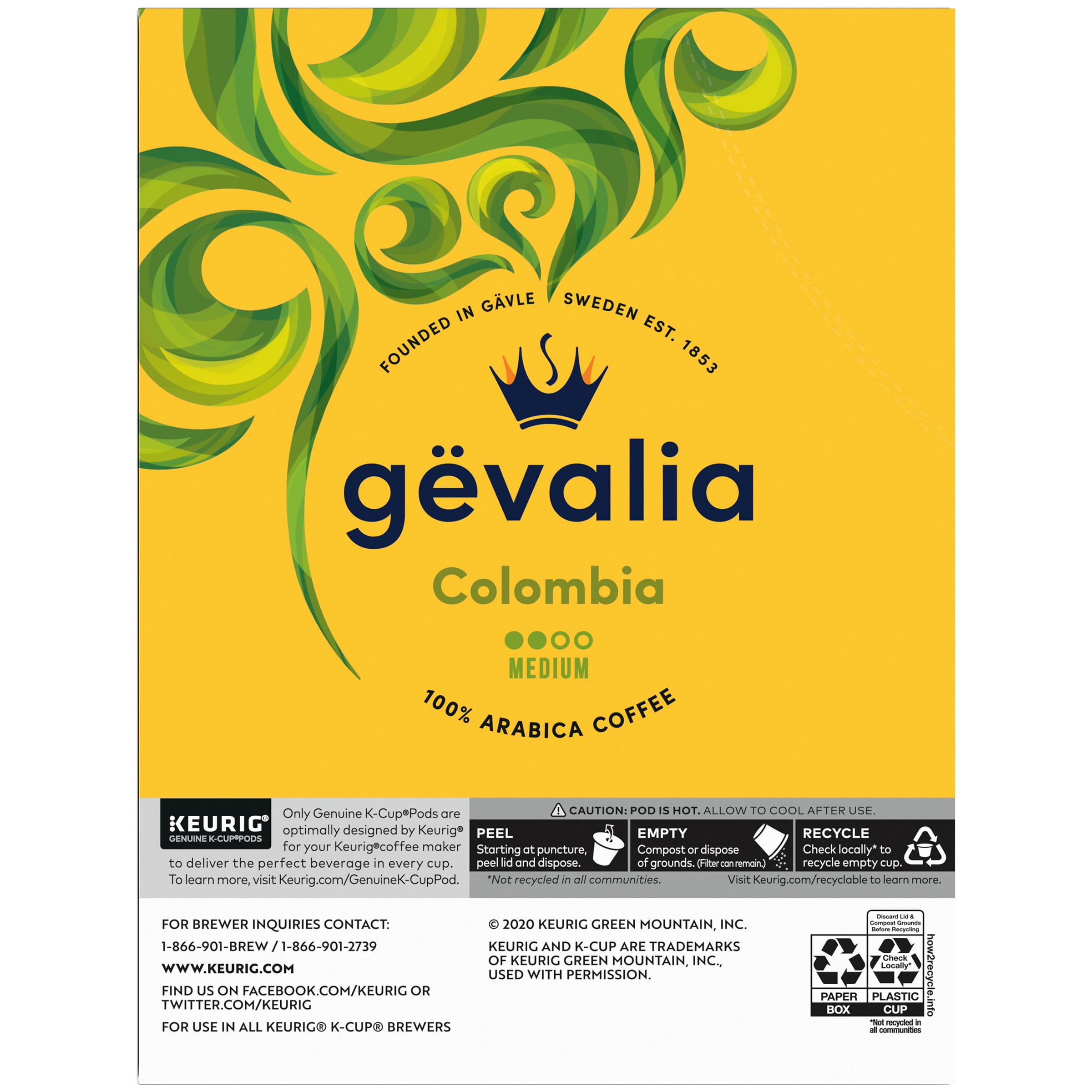 Gevalia colombian k on sale cups