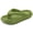Green, variant on BadPiggies Anti-Slip Shower Shoes Pillow Slippers Sandals for Women Men Comfy Cushioned Thick Sole House Slides