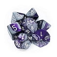 thumbnail image 1 of DND Dice Set-Chessex DyD Dice-16mm Gemini Purple, Steel, and Chessex Chessex, 1 of 1