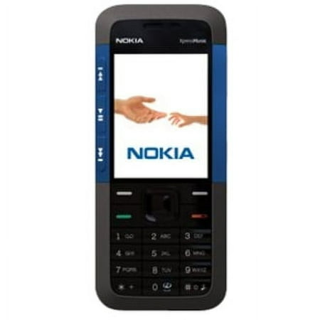 Nokia 5310 XpressMusic 30 MB Feature Phone, 2" LCD 240 x 320, Blue, Silver