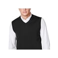 thumbnail image 3 of CLUBROOM Mens Black V Neck Vest M, 3 of 4