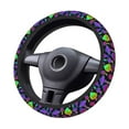 thumbnail image 4 of Naloa Bright Mushrooms Elastic Steering Wheel Cover, Auto Steering Wheel Cover – 15 Inch , Comfortable Grip, Fit Suvs,Vans Cars,Trucks, 4 of 8