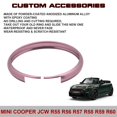 thumbnail image 5 of Xotic Tech Pink Aluminum Alloy Remote Control Key Cover Ring Rim Surrounding Compatible with Mini Cooper JCW R55 R56 R57 R58 R59 R60 R61, 5 of 8