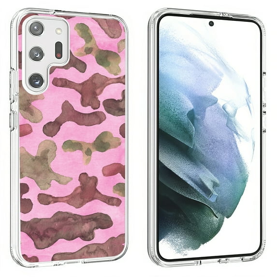 TalkingCase Slim Phone Case Compatible for Samsung Galaxy S23 Ultra 2023, Camouflage Pink Print, Lightweight, Flexible, USA