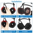 thumbnail image 5 of Geekria Sport Cooling-Gel Replacement Ear Pads for Corsair HS80 RGB Wireless Headphones Ear Cushions, Repair Parts (Black), 5 of 6