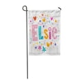thumbnail image 1 of KDAGR Baby Elsie Girls Name Lettering Announcement Avatar Badge Birth Garden Flag Decorative Flag House Banner 28x40 inch, 1 of 1