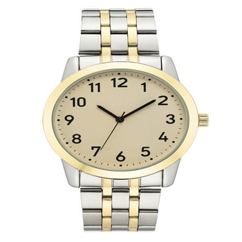 George Men's Casual Watch with Champagne Dial and Two Tone Bracelet