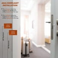 thumbnail image 6 of ADA CENTRAL SIGNS - 6" X4" Staff Room Sign - ADA Compliant Tactile Graphics Grade 2 Braille Text | Wall Mount Plastic Staff Privacy Signs for Offices, Hotels, Schools, Apartments, and Restaurants, 6 of 7
