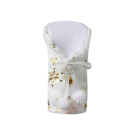 

KEUSN Christmas Bottle Set Bag Candlelight Dinner And Christmas Family Party Table Decorations