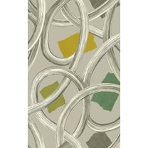ohpopsi Calix Grey Twisted Geo Wallpaper