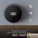 thumbnail image 2 of Soap Dispenser Automatic - Electric Soap Dispenser Wall Mounted (No Drilling), 300ml No-Touch Foam Soap Dispenser Black Rechargeable with Sensor, 2 of 5
