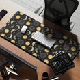 thumbnail image 2 of Long Mouse Pads for Desk,Black Sun Moon Star Pattern Desk Mats on Top Of Desks, Desk Mouse Pad Extra Large with 3mm Non-Slip Base and Stitched Edge for Gaming,Office,Work,Home 35.4"x15.7", 2 of 6
