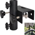 thumbnail image 6 of Balcony Umbrella Holder Clamp Garden Fence Parasol Decking Holding Bracket Stand, 6 of 8