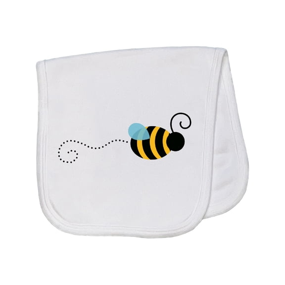 Inktastic Honey Bee Baby Burp Cloth