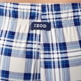 thumbnail image 4 of Pantalón de Pijama IZOD de Franela y Forro Polar para Hombre, Cuadros Gris/Azul XL, 4 of 5
