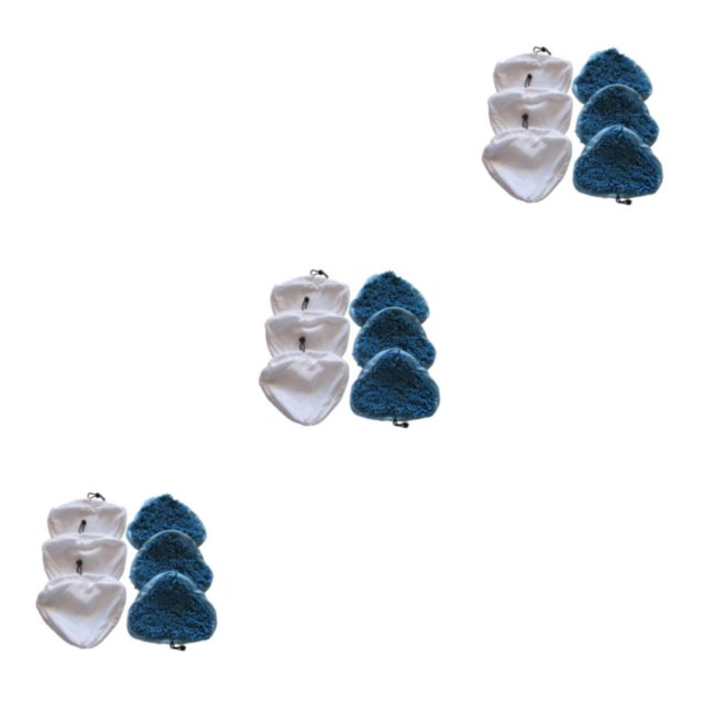 Maytalsory 6pcs/set Wide Application Microfiber Steam Mops Pads Replacement For Effective As Shown 3Set