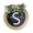 S, variant on Sunjoy Tech Front Door Wreath A-Z 26 Letters Round Sign with Bow Fake Flower Decoration Rural Style Last Name Letter Wood Hanging Sign Farmhouse Decor