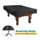 thumbnail image 5 of Tapa de la Mesa de Billar de Piscina El Pado Oxford Con Recubrimiento PVC Impermable Y PLETADO RECUERRO PARA LA LA MESA DE PING AL AIRE LIBRE DESERENO DE CORDONONONO, 5 of 6
