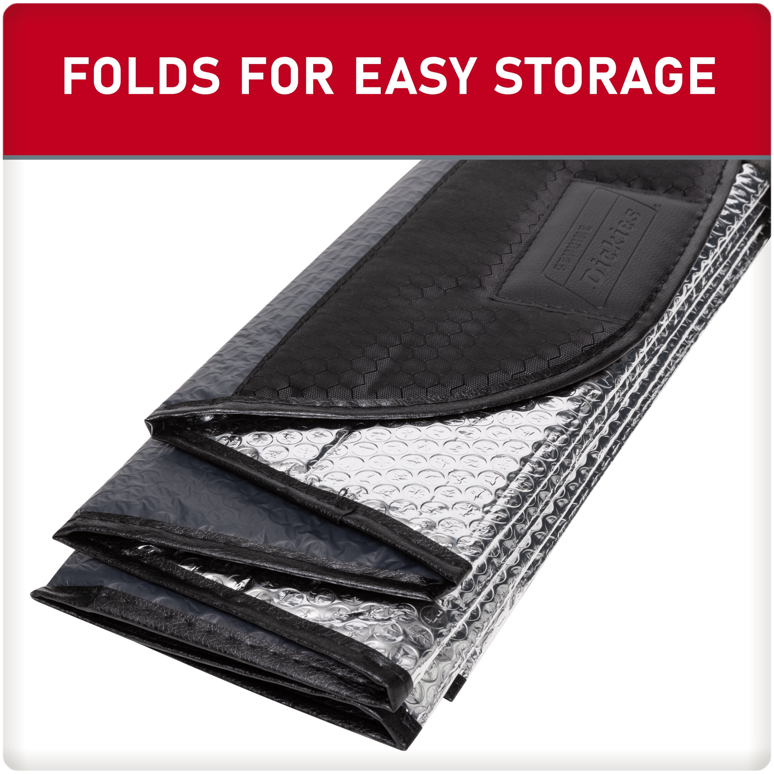 (2 pack) Genuine Dickies 41311WDI Truck Smoke Universal Accordian Sunshade